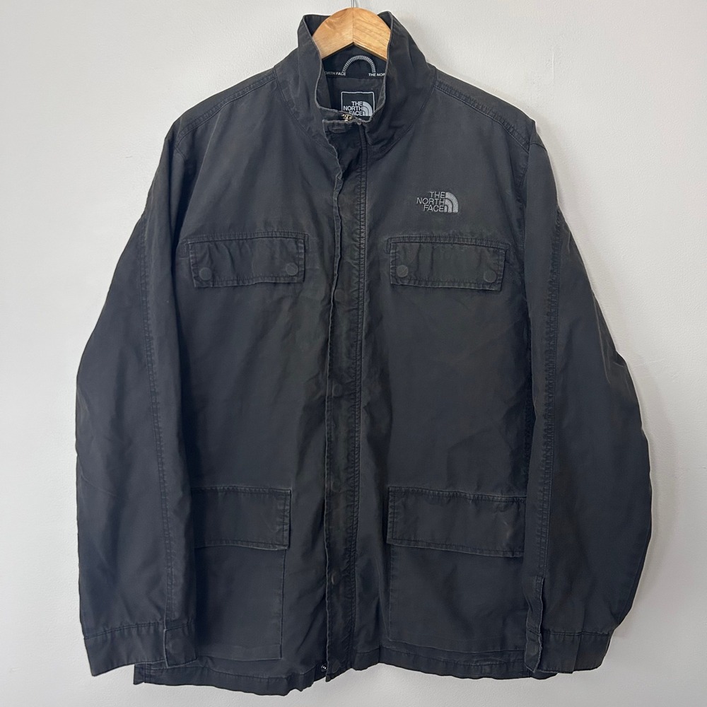 The North Face Field Jacket Mens XL Black M65 Utility Military Adventure Series